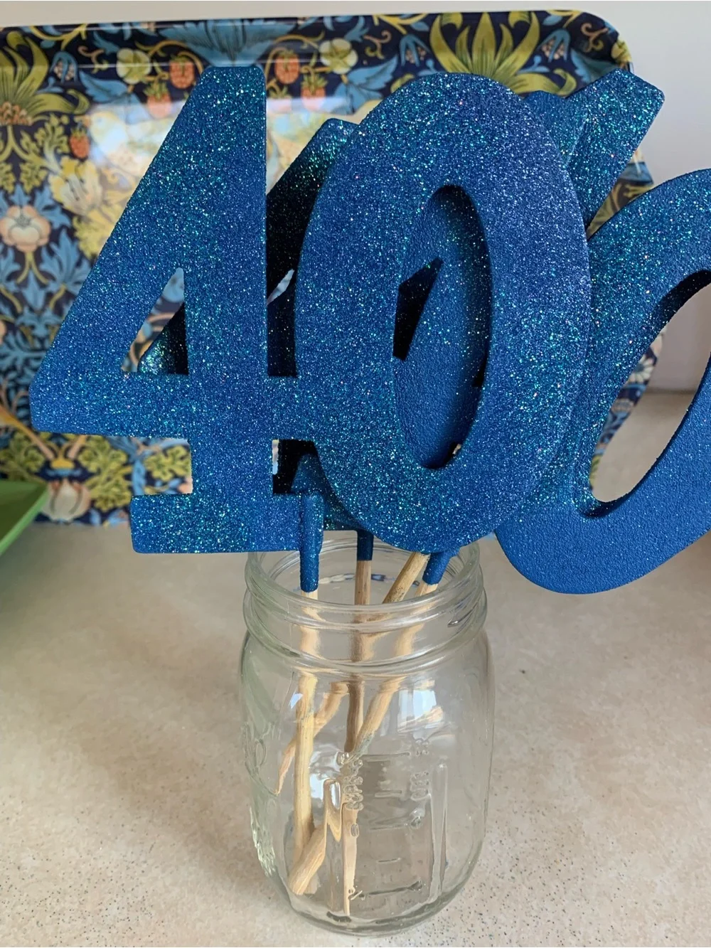 Blue Glitter